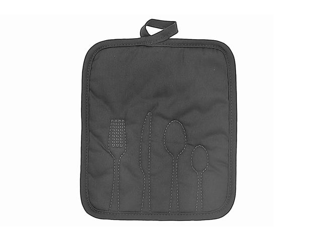 UTENSIL FRONT STITCHED POT HOLDER