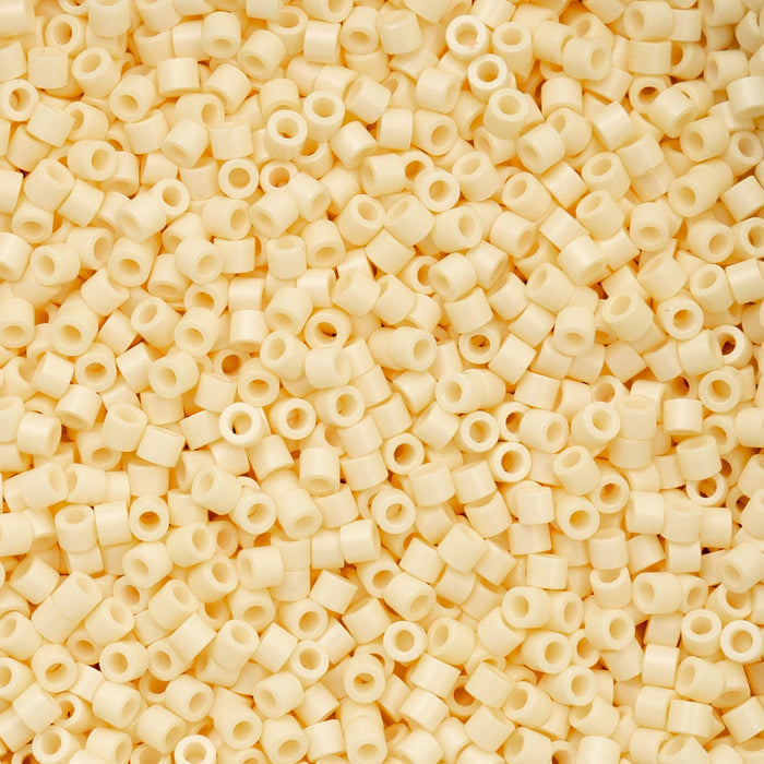 Close-up of small beige beads