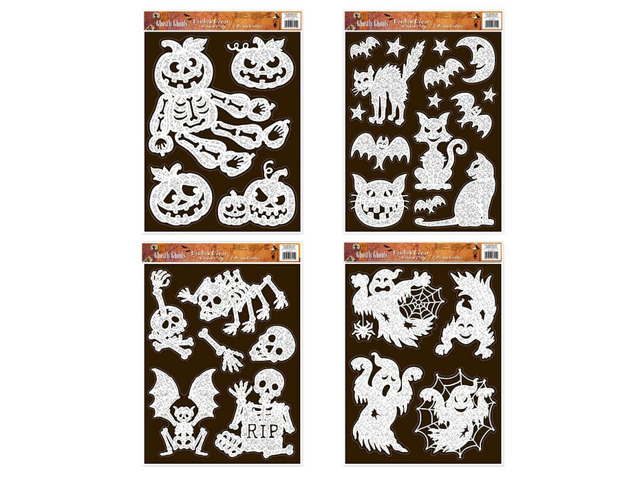 GHOULS LASER WINDOW CLINGS