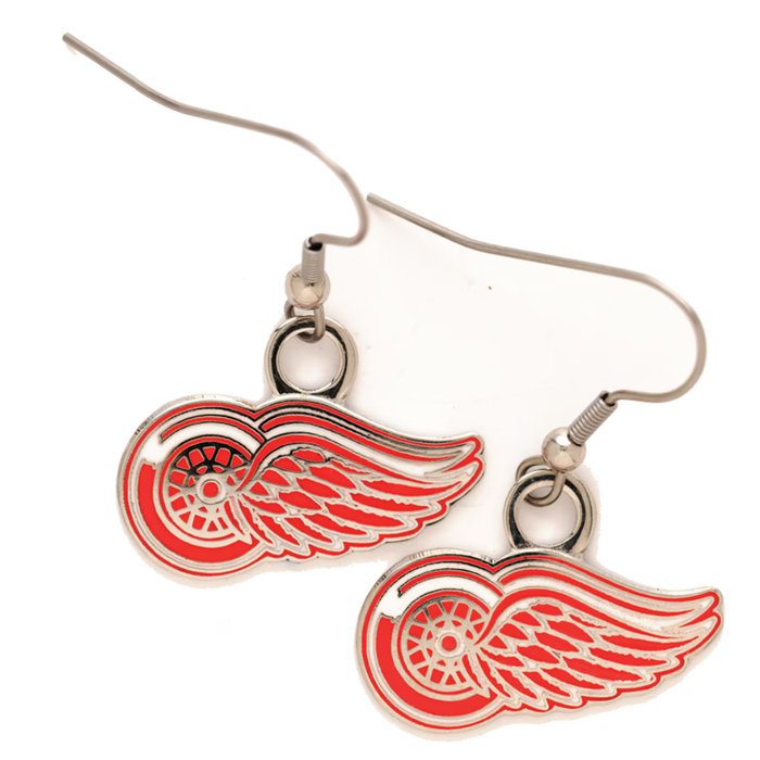 DETROIT RED WINGS EARRINGS