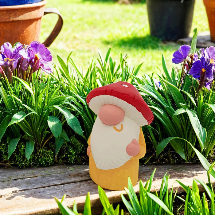 TERRACOTTA MUSHROOM GNOME