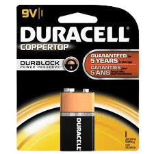 DURACELL 9V BATTERY