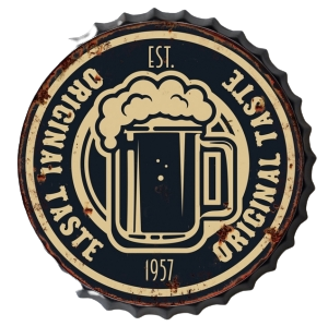 TIMBER TIN SIGN ''ORIGINAL TASTE