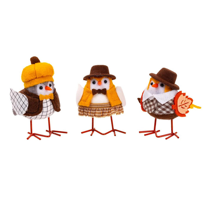 HARVEST 3PC FELT ROBBIN