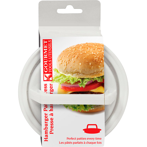 HAMBURGER PATTY PRESS WHITE