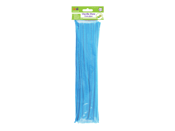 CHENILLE STEMS-LIGHT BLUE