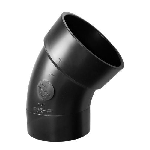 ABS 4IN 45 DEG SHORT STREET ELBOW
