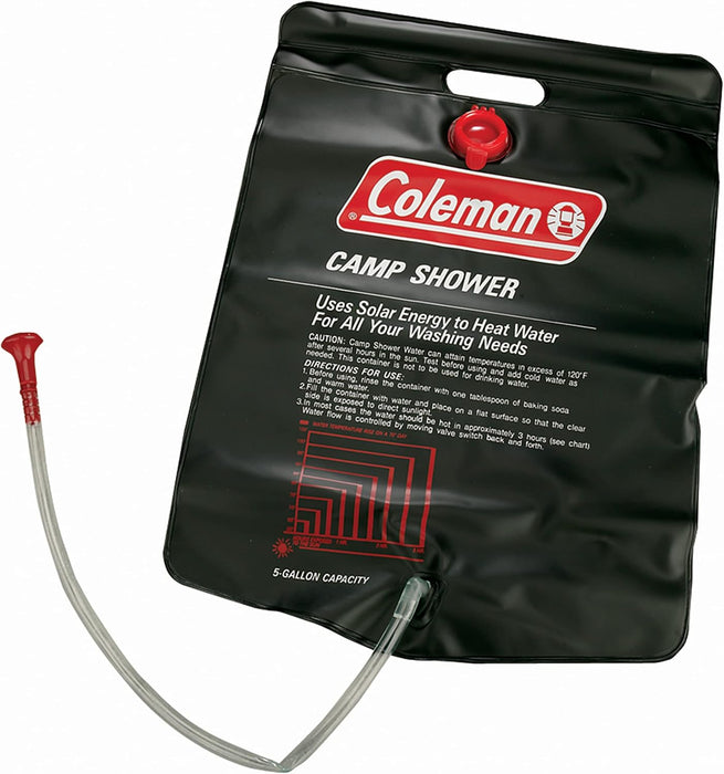 COLEMAN 5GAL SOLAR CAMP SHOWER