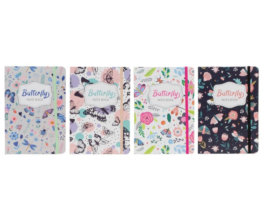 BUTTERFLY HARD COVER NOTEBOOK