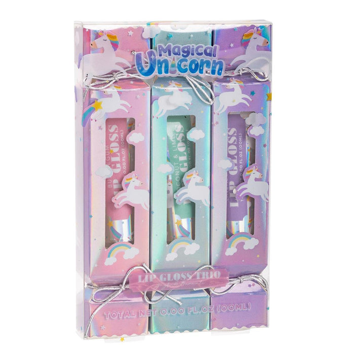 PURE PASSION 3PCS LIP GLOSS SET 15ML UNICORN