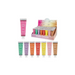 Assorted hand cream tubes in a display box on a white background