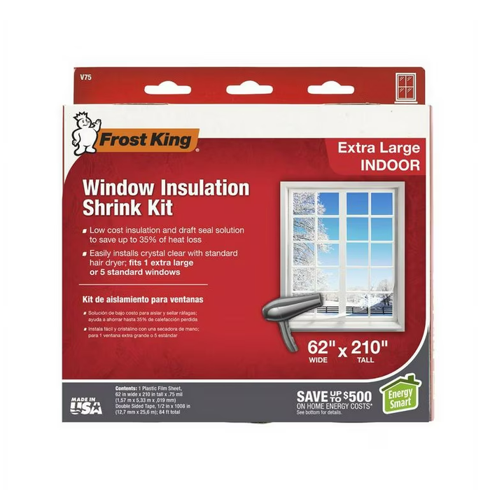 FROST KING EXTRA LARGE WINDOW INSULATION KIT