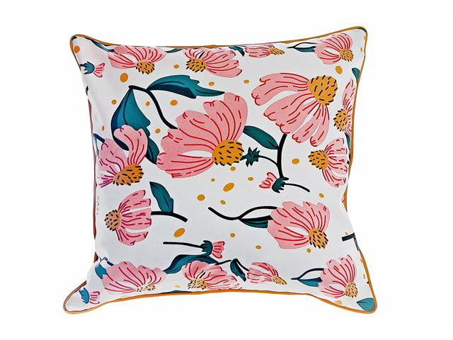 BOTANICAL PRINT OUTDOOR WATERPROOF CUSHION 18"X18"