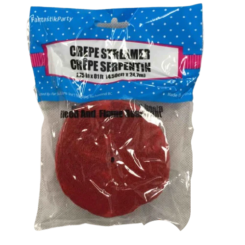 1.75" X 81' PARTY STREAMER