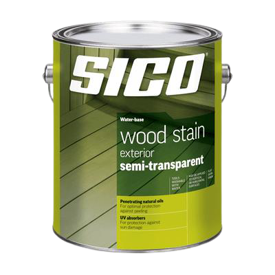134-407 GALLON TINTABLE WOOD STAIN EXTERIOR SEMI-TRANSPARENT BASE SICO