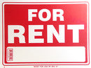 FOR RENT SIGN 12X16 RED/WHITE