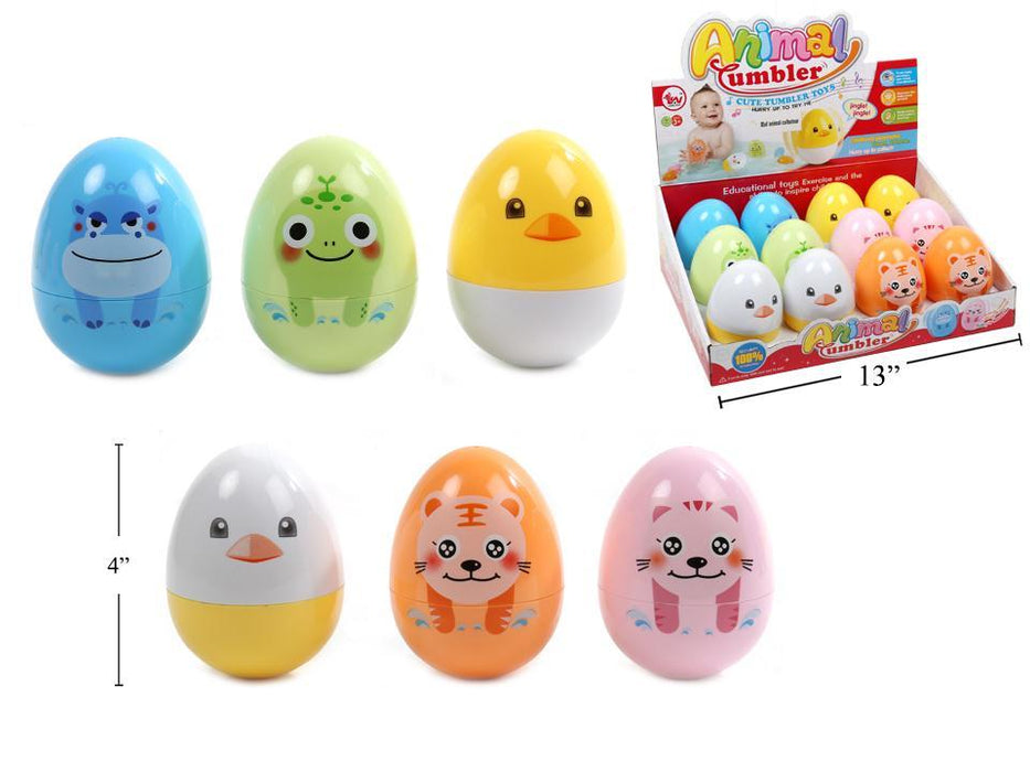 ROLY-POLY ANIMAL TUMBLER EGG