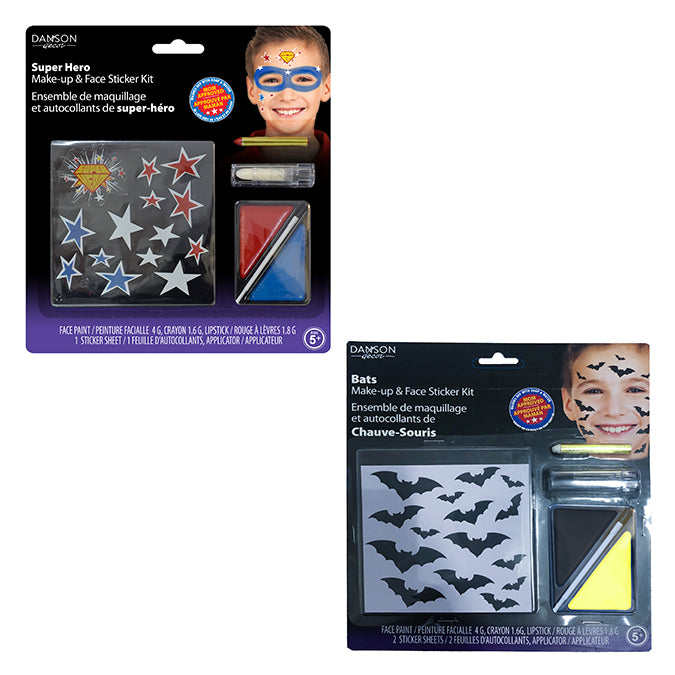 MAKE-UP KIT SUPER HERO AND BATS