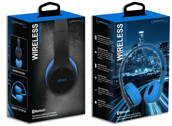 TECHNICAL PRO BLUETOOTH WIRELESS HEADPHONES