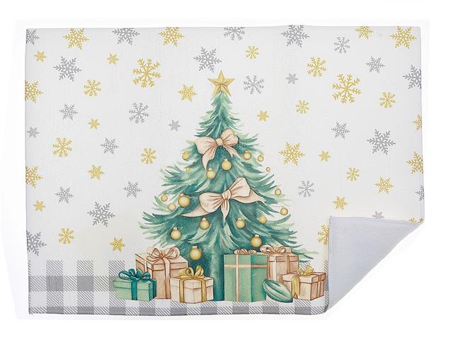 DISH DRYING MAT CHRISTMAS TREE