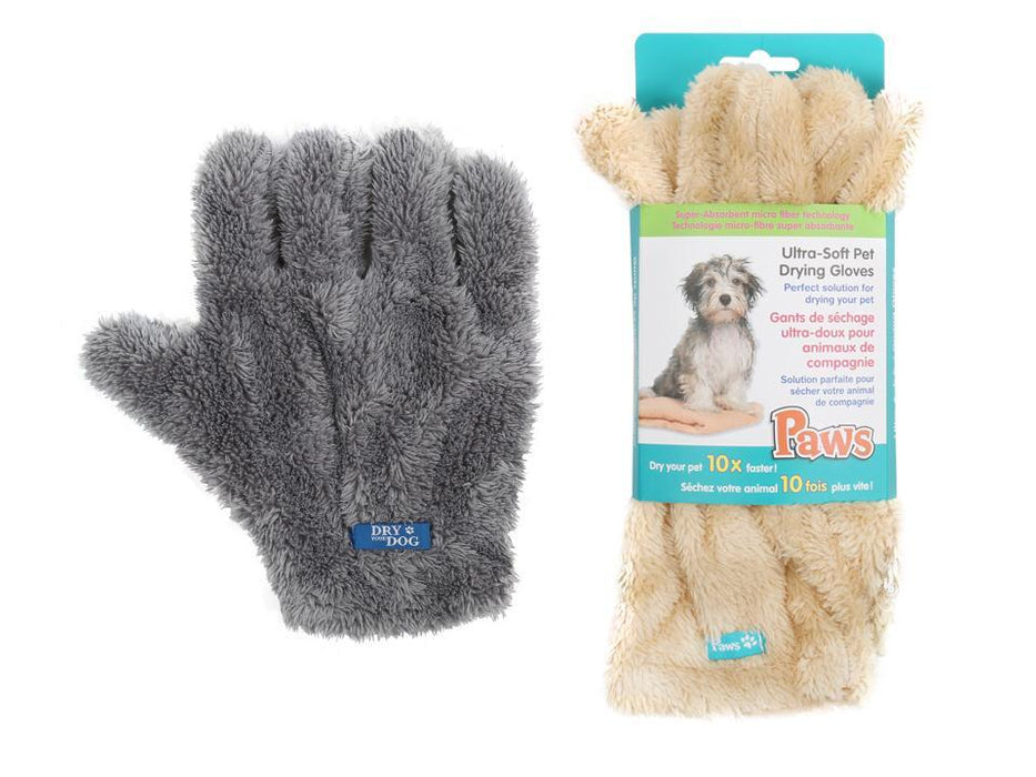 PAWS PET DRYING  GLOVES