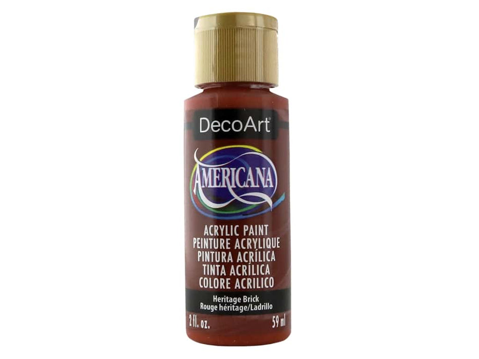 DECO ART AMERICANA ACRYLIC PAINT  2 OZ  - REDS, PURPLES & PINKS