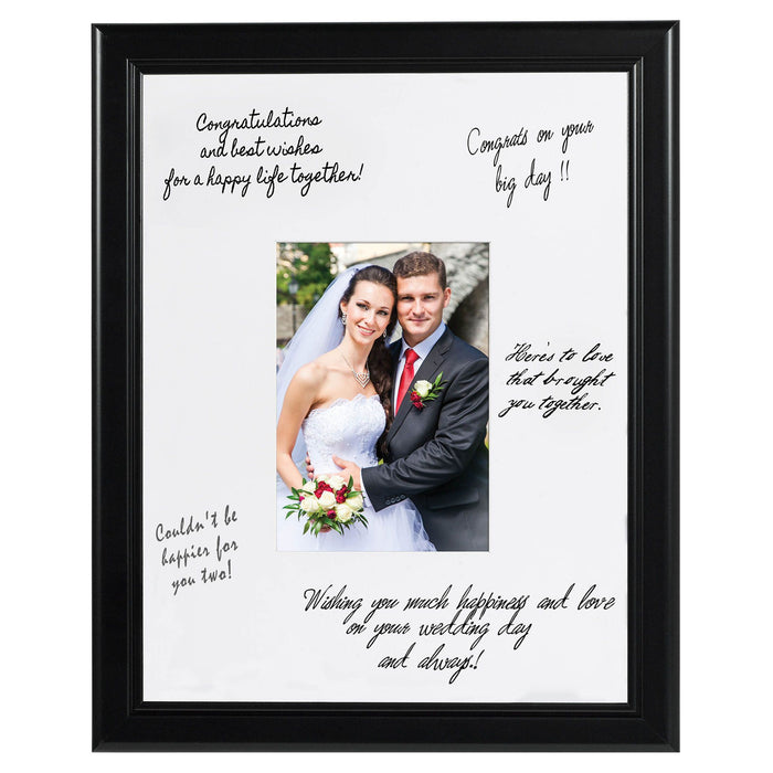 BLACK AUTOGRAPH FRAME
