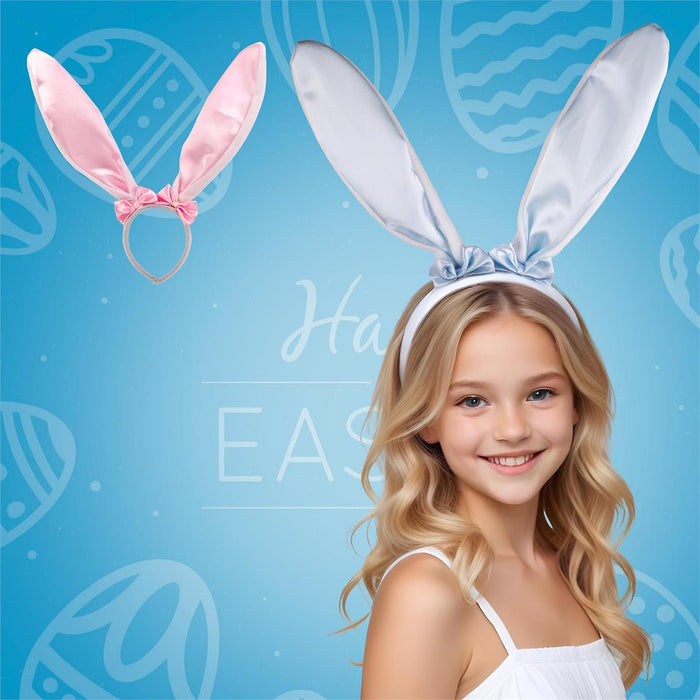 EASTER 16" LONG BUNNY EARS HEADBAND ASSORTED