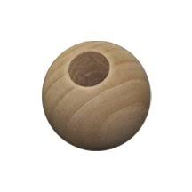 WOODEN BEADS - 3/8" HOLE