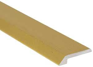 SHUR-TRIM MOLDING TILE EDGE CAP, 3 FT L, 3/4 IN W, ALUMINUM, HAMMERED GOLD ANODIZED