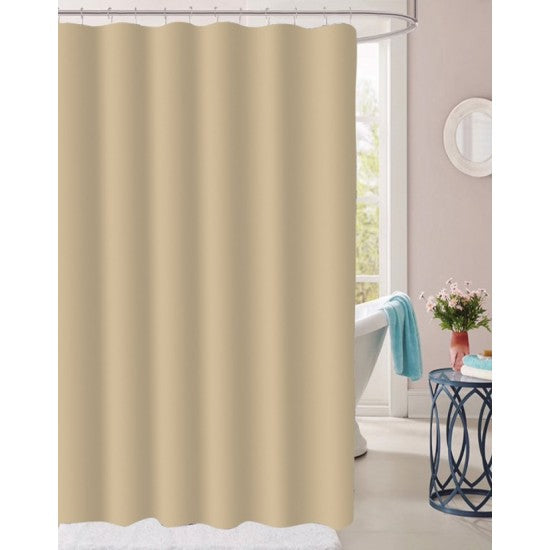 SHOWER CURTAIN W/12HOOKS