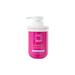 Pink bottle with white pump labeled 'Mar Bella' on a white background