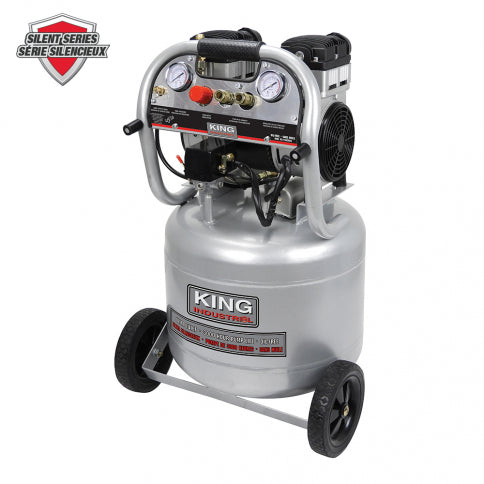 KING CANADA - 10 GALLON ULTRA-QUIET OIL-FREE AIR COMPRESSOR
