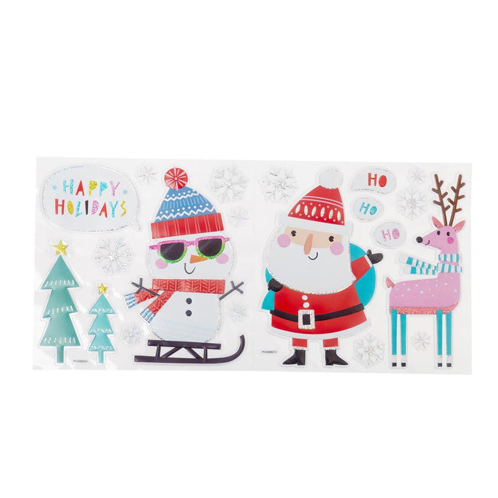 CHRISTMAS EMBOSED FOIL ROOM DECOR