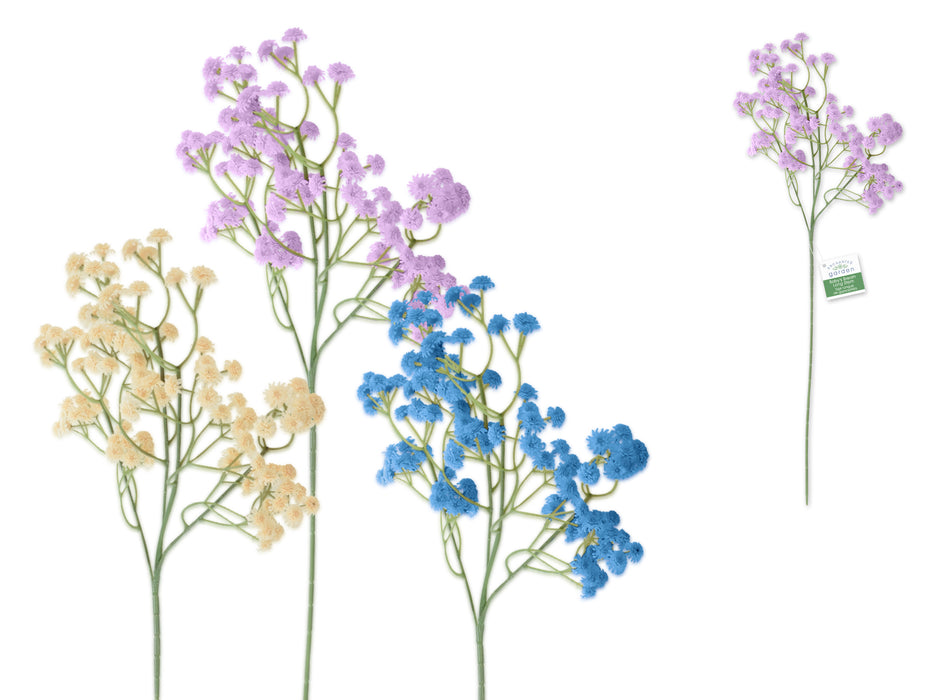 ENCHANTED FILLER : 23.6IN BABY'S BREATH LONG STEM ASST. COLOURS