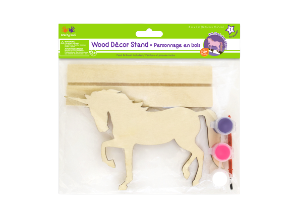 DIY WOOD DECOR STAND, UNICORN