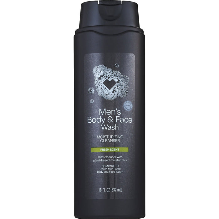 CVS MEN'S BODY AND FACE WASH FRESH SCENT 18OZ