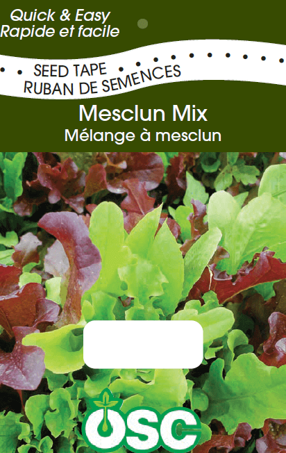 MESCLUN MIX SEED TAPE