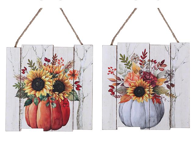 SIGN SUN FLOWER BOUQUET 7.7"