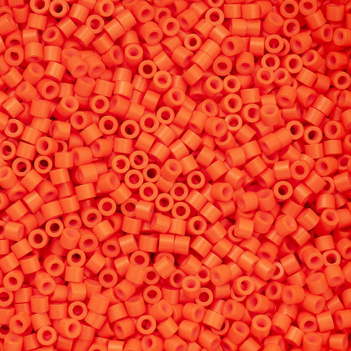 Close-up of bright orange beads