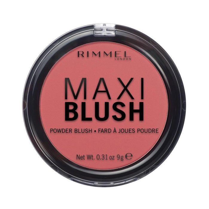 Rimmel Maxi Blush compact on a white background