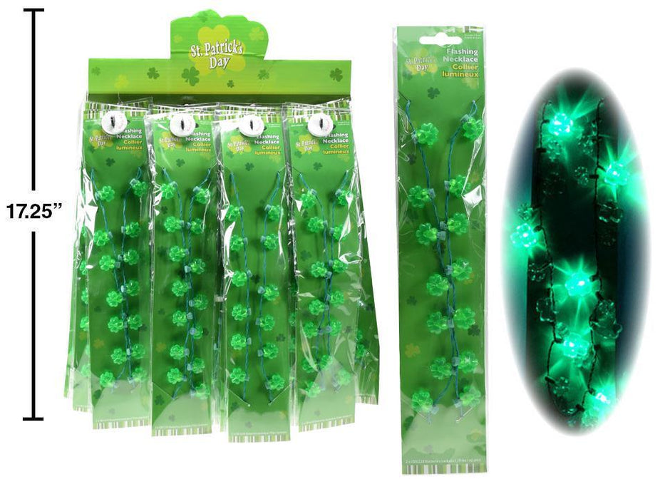 FLASHING SHAMROCK NECKLACE