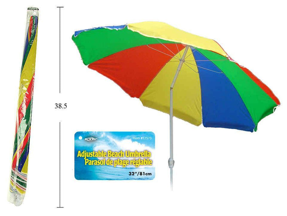 BEACH UMBRELLA WITH HANDLE - 32''