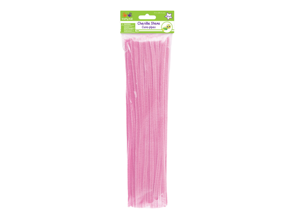 CHENILLE STEMS - LIGHT PINK