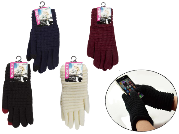 NORDIC LADIES TOUCH WARM GLOVES