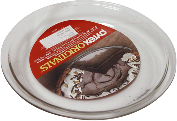 PIE PLATE 9'' 1L GLASS