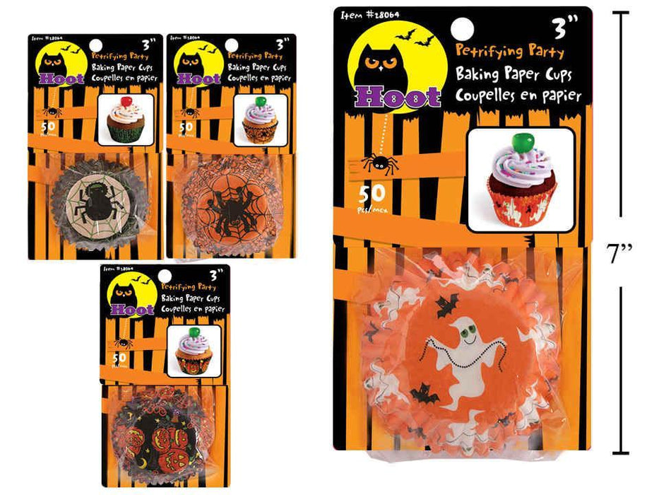 HOOT 50PCS CUPCAKE CUPS HWEEN