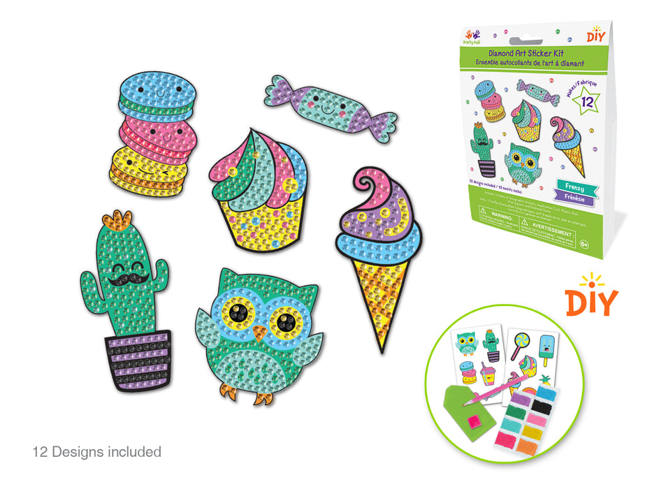 KRAFTY KIDS DIAMOND PAINTING DIY STICKER KIT