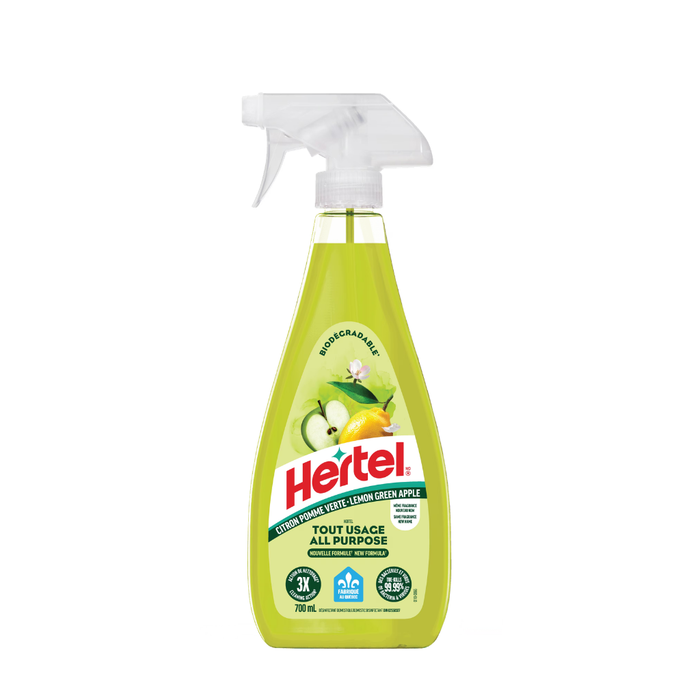 HERTEL ALL PURPOSE DISINFECTANT SPRAY CLEANER 700ML