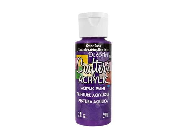 CRAFTERS ACRYLIC PAINT - 2 OZ CRAFT